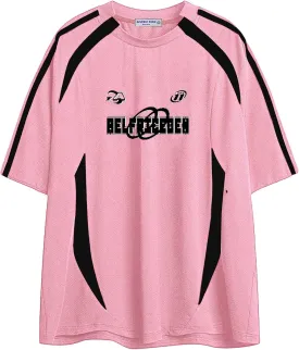 Aelfric Eden Oversized T Shirt Men 90s Shirt Unisex Streetwear Contrast Color Graphic Tees Casual Vintage Summer Tops
