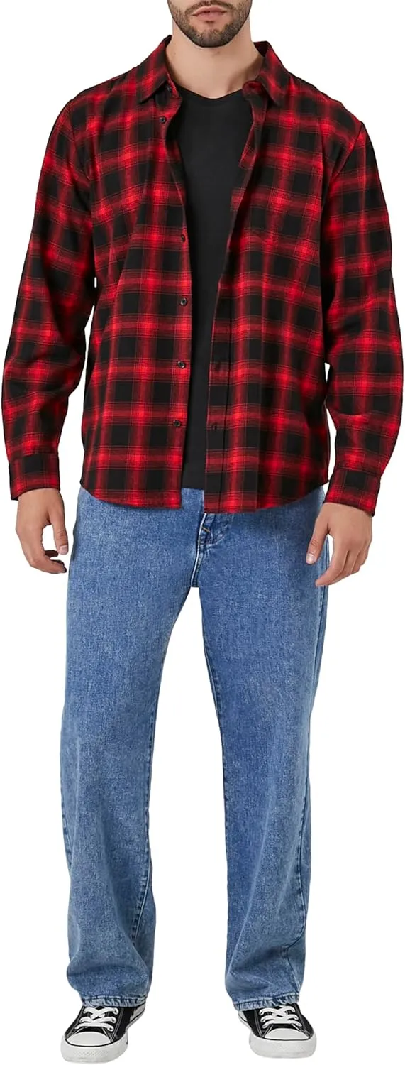 Forever 21 Men's Plaid Flannel Shirt