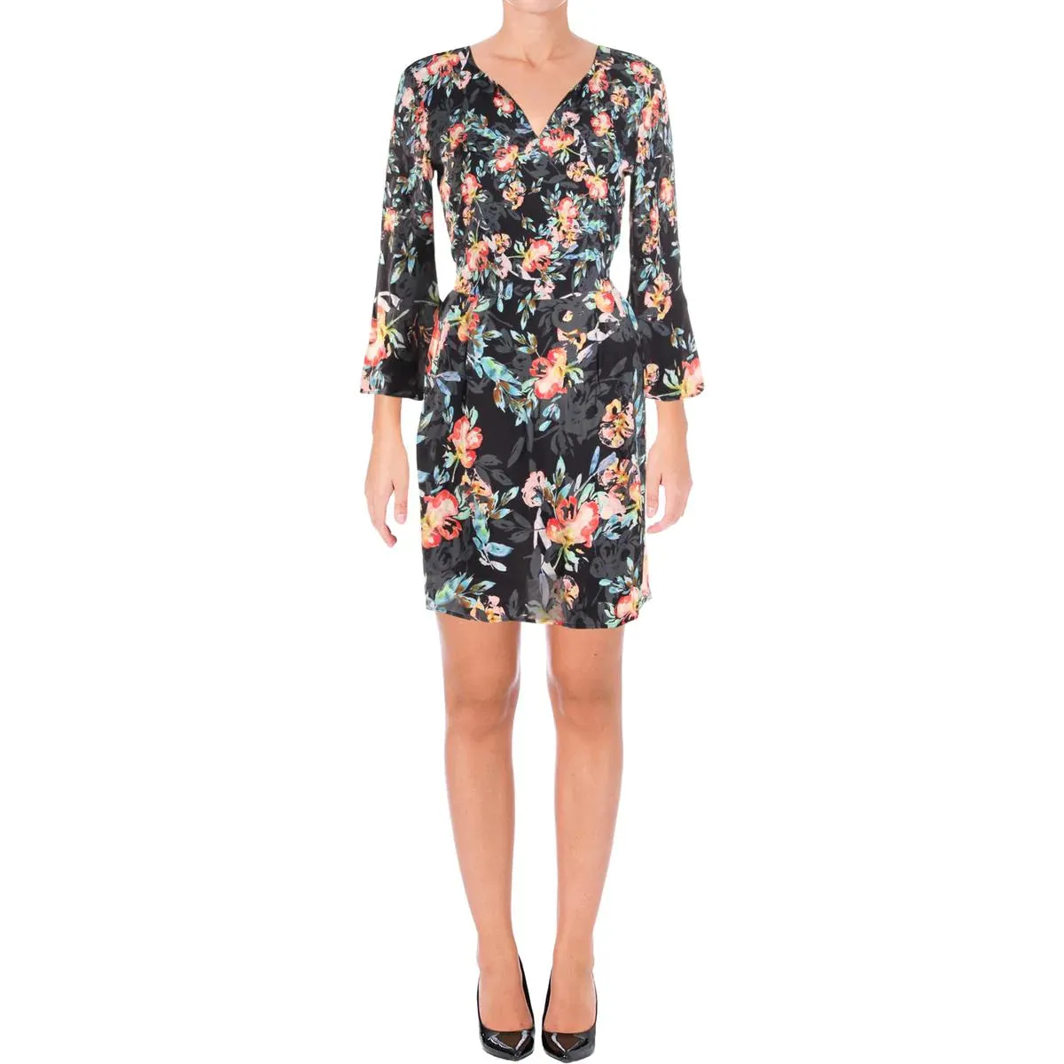 FRENCH CONNECTION Women's Delphine Floral Print Dress