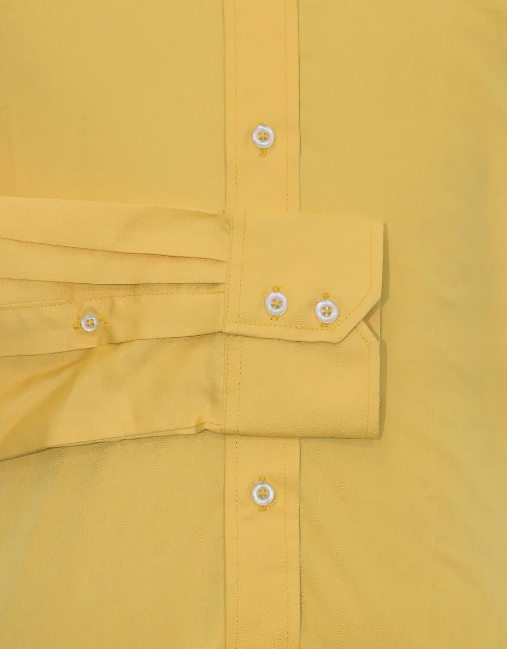 Mustard Yellow Button Down Collar Shirt
