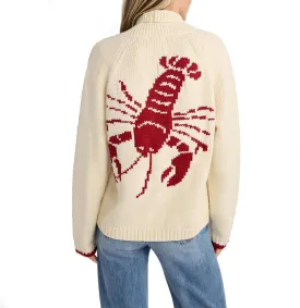 Owl's-Yard Women's Lobster Print Cardigan Sweater Y2K Shawl Collar Long Sleeve V Neck Button Down Sweater Knit Sweater Coat Owl's-Yard Women's Lobster Print Cardigan Sweater Y2K Shawl Collar Long Sleeve V Neck Button Down Sweater Knit Sweater Coat