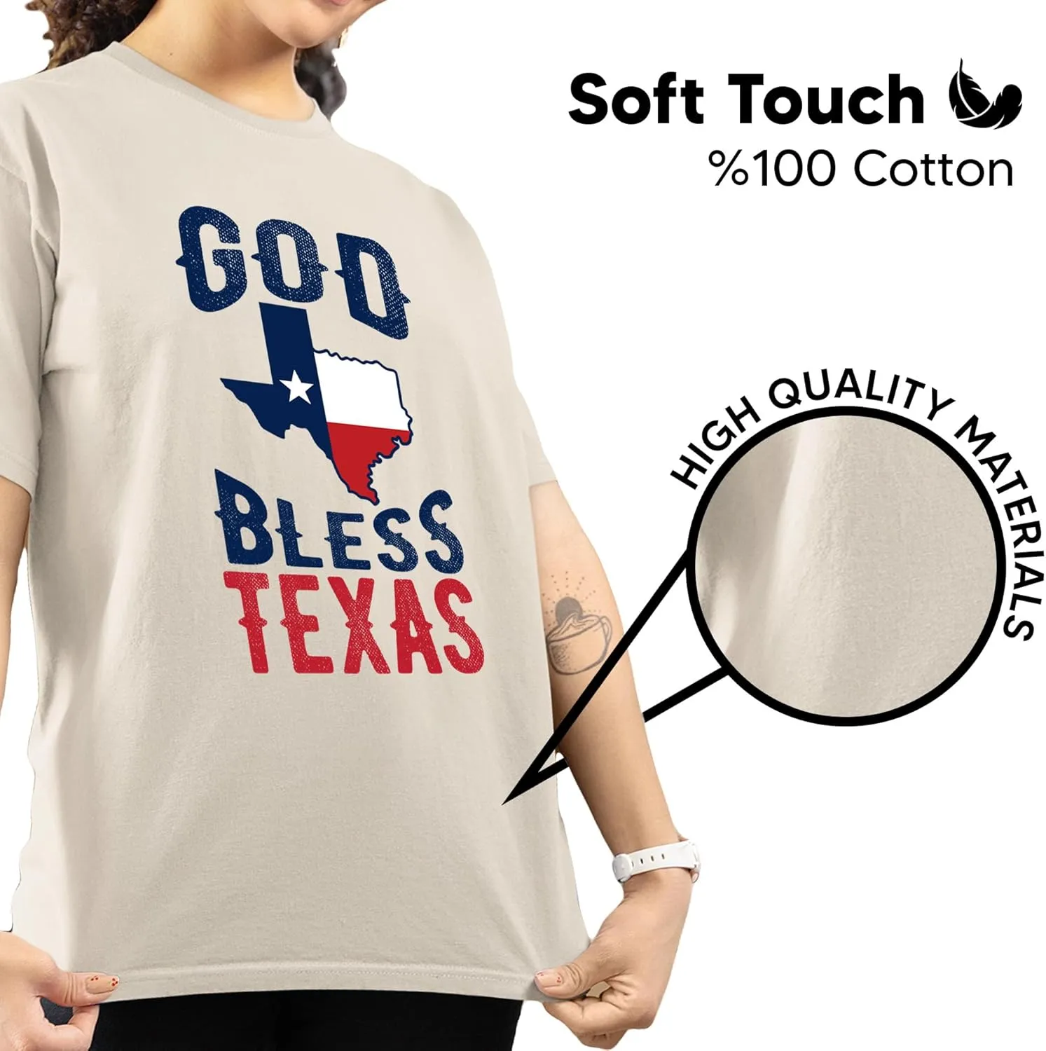 Texas Graphic T-Shirt  Vintage Western State Tee  Unisex Cotton Shirt with Bold Texas Design