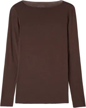 Woman's Boat Neck Modal Cashmere Ultralight Top